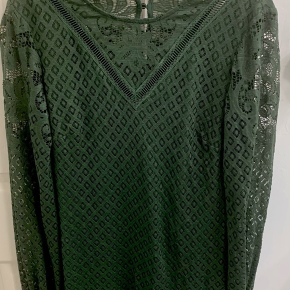 Beautiful Dress knee length olive green - Picture 1 of 2